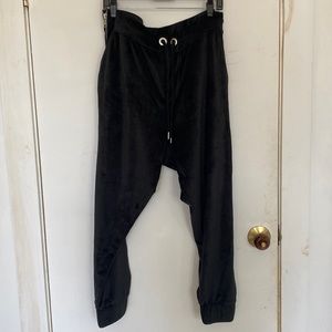 ASOS NWT VELOUR DROP CROTCH ZIP DETAIL PANT